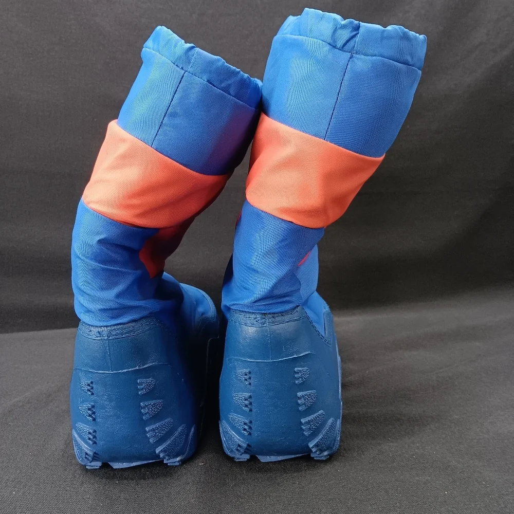 Vintage Men's Moon Boots Snow Size 9-10 Blue Red Orange Puffer Space VTG 80s